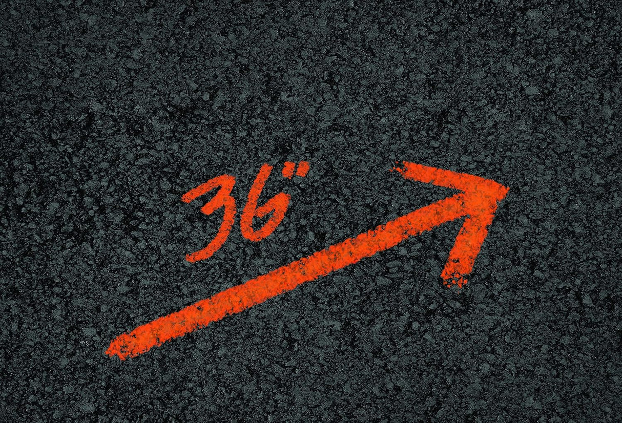 Pintura de marcado invertido, paquete de 12, rojo seguro