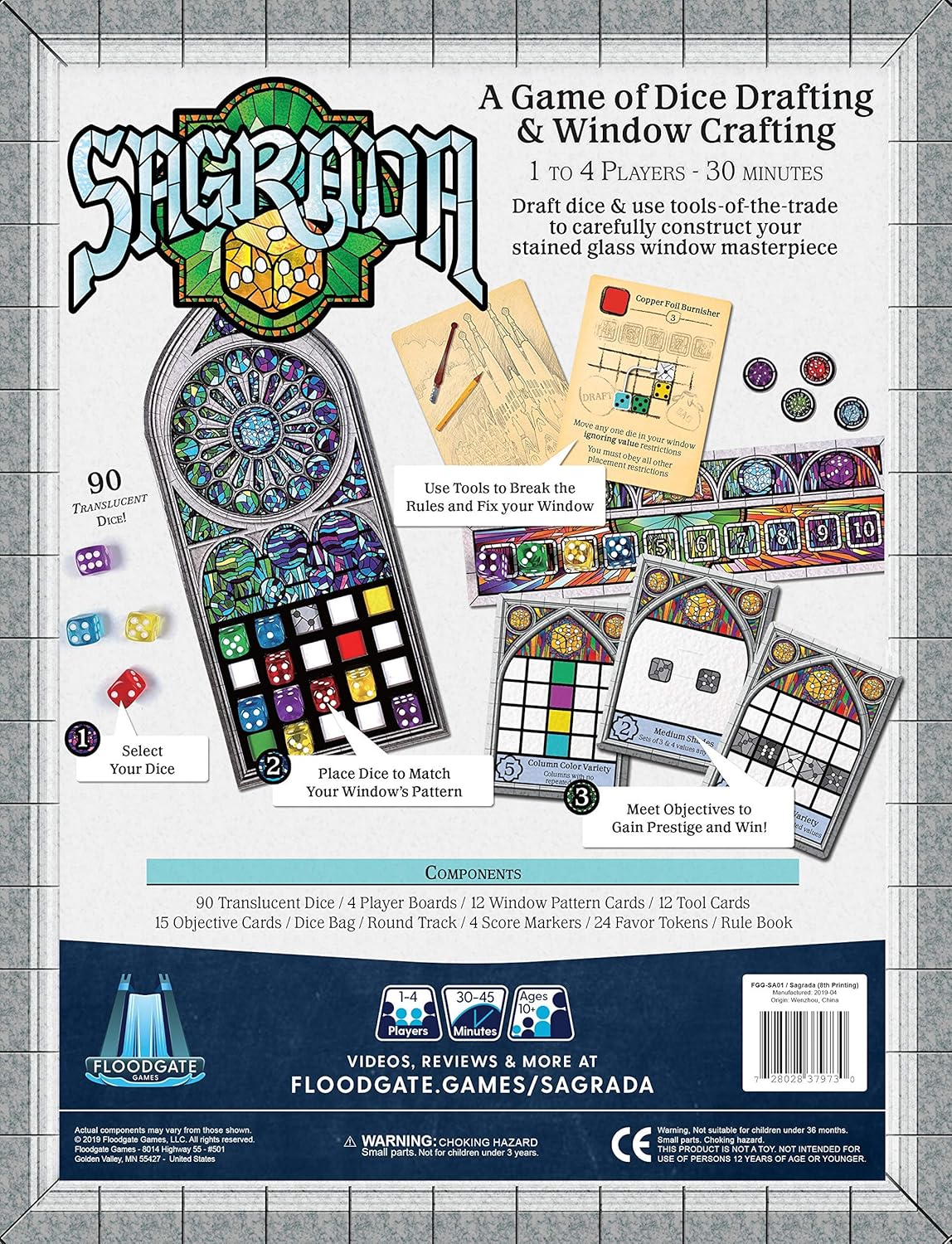 Sagrada Juego de Mesa | Floodgate Games | Estrategia de Dados