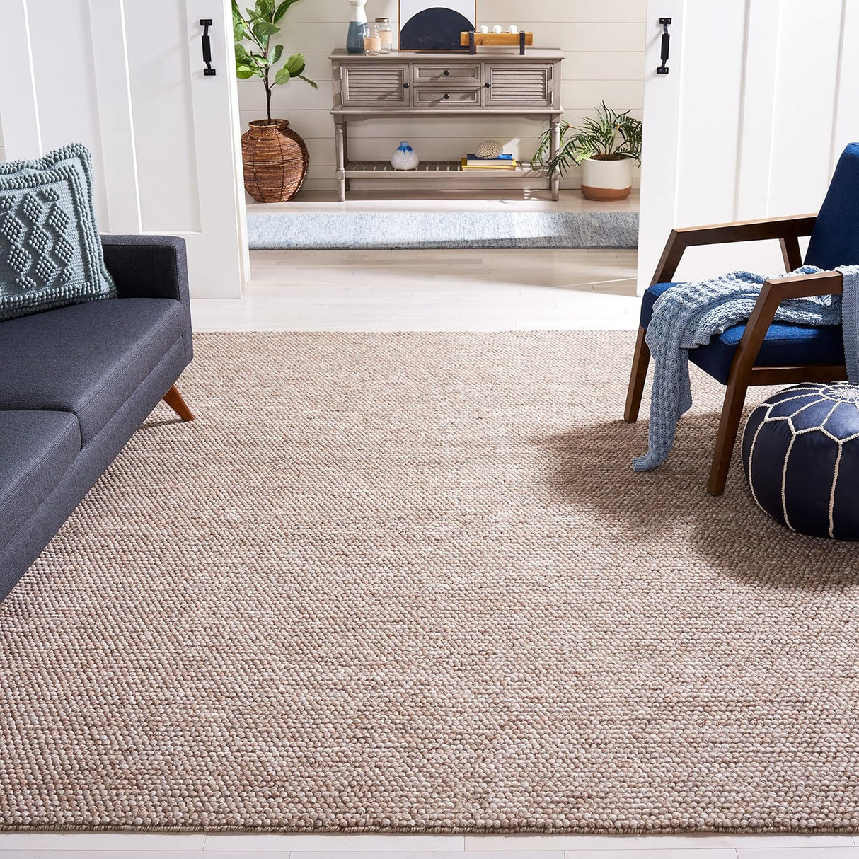 Alfombra de Área Grande - Hecha a Mano, Ideal para Zonas de Tráfico (NAT620T)