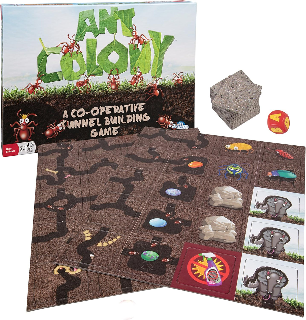 Juego de Mesa de Hormigas - Outset - Sin Lectura, Trabajo en Equipo