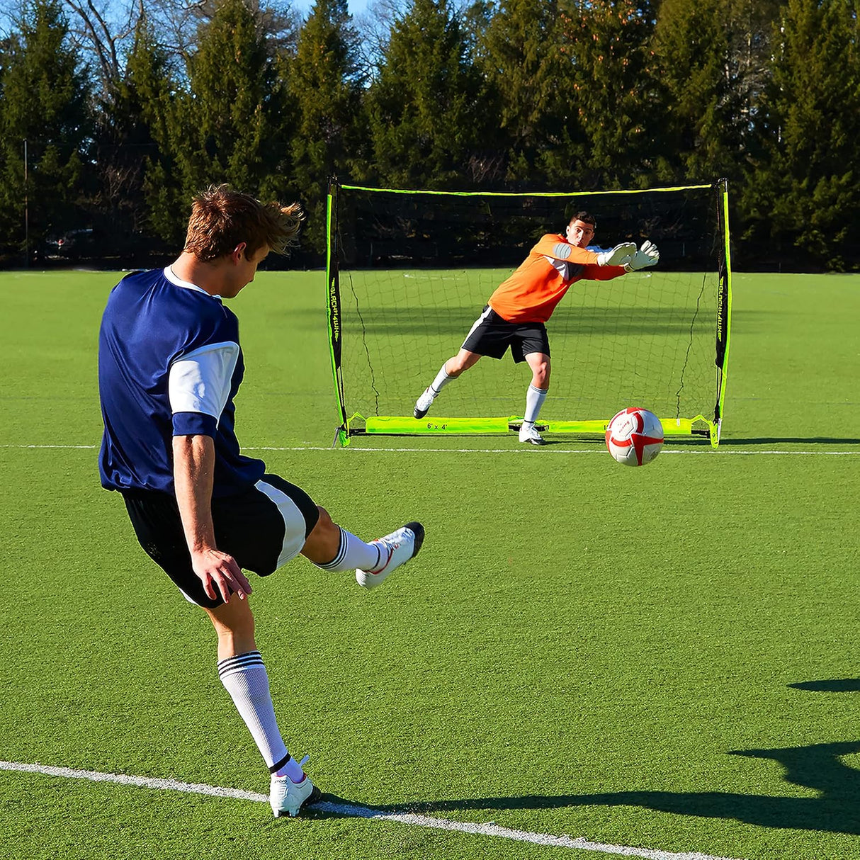 Porterias de futbol plegable, portatil para niños y jóvenes