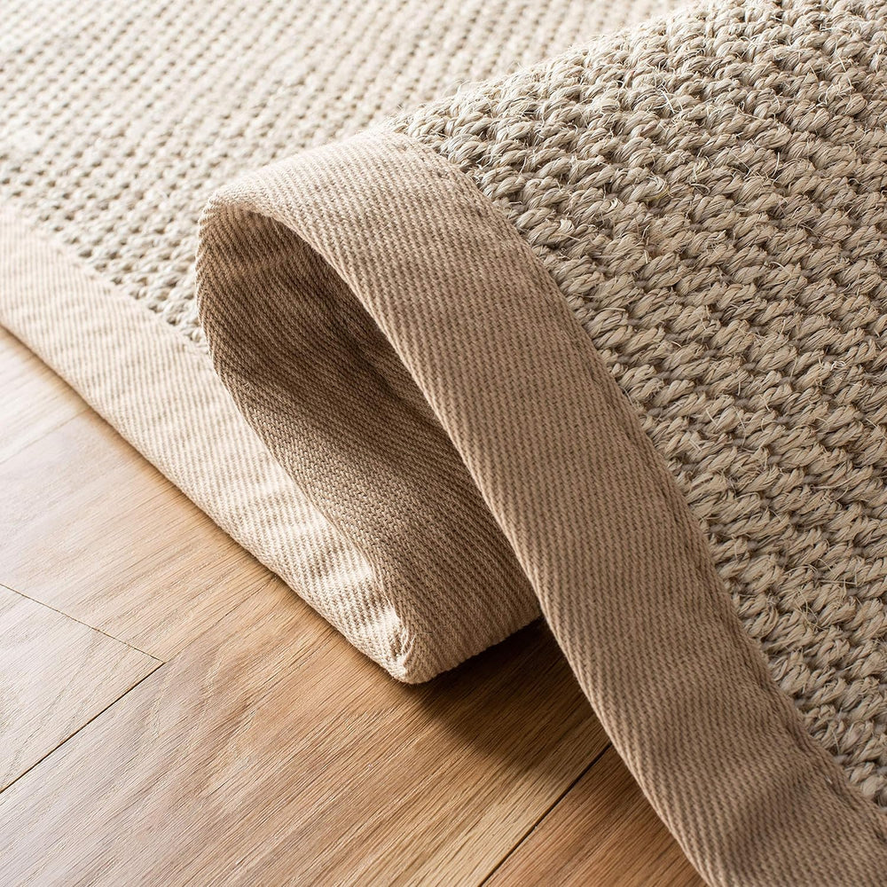 Alfombra de Fibra Natural - Diseño de Sisal, Fácil Cuidado, NF143B