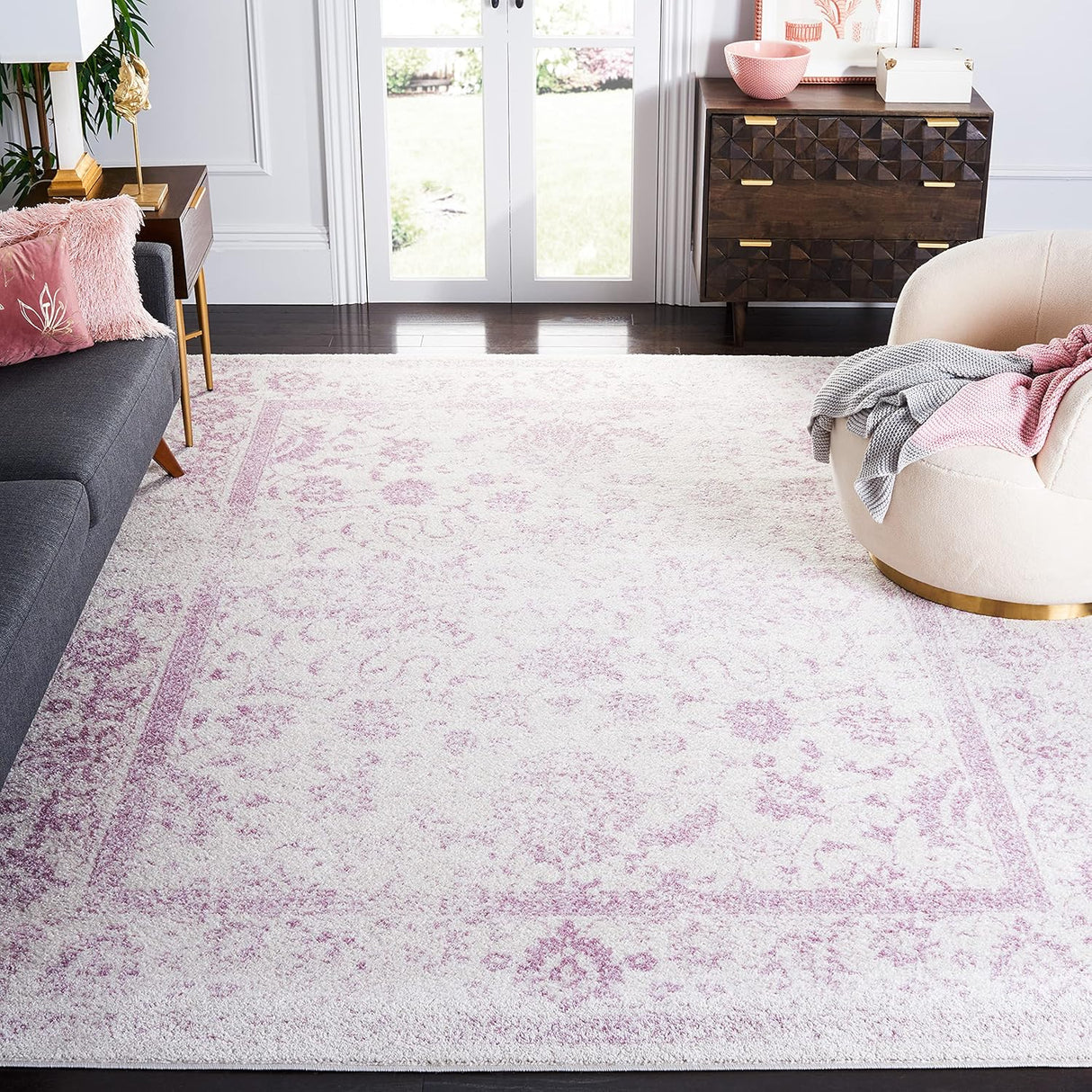 Alfombra Oriental Distressed 8' Cuadrada ADR109U