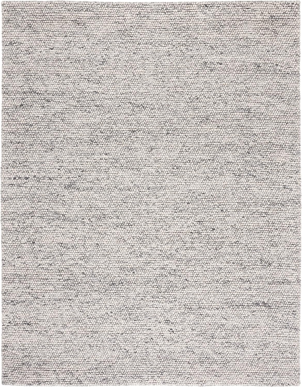 Alfombra de área, lana texturizada, ideal para sala y dormitorio, NAT620G-8SQ