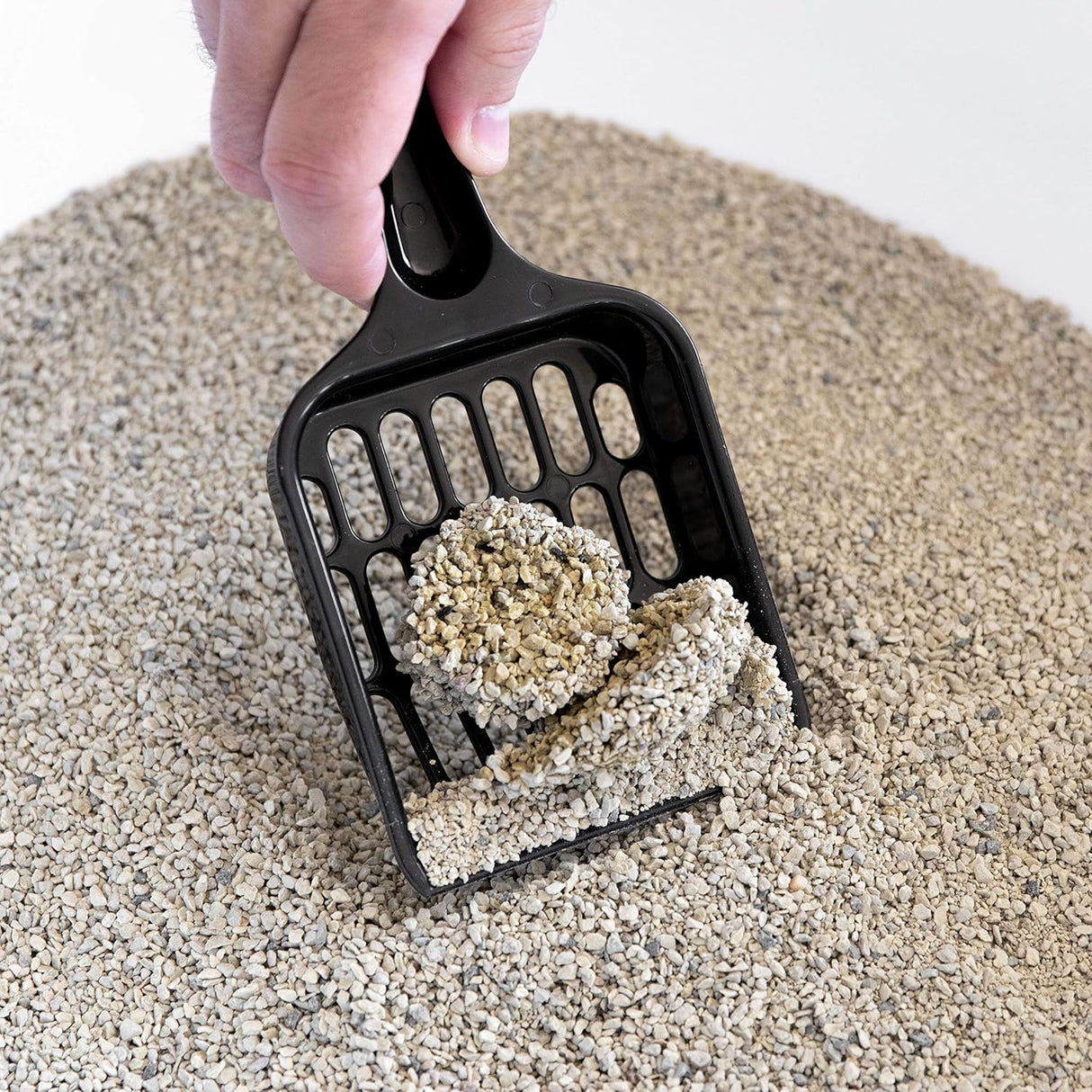 Bandeja grande de arena para gatos con parte superior Modkat