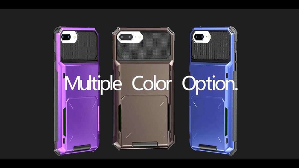 Vofolen - Funda para iPhone 8 Plus, tarjetero, soporte