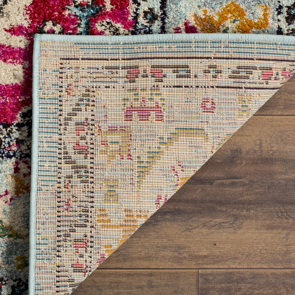 Alfombra Runner Colección Monaco - Diseño Medallón Distressed MNC243J