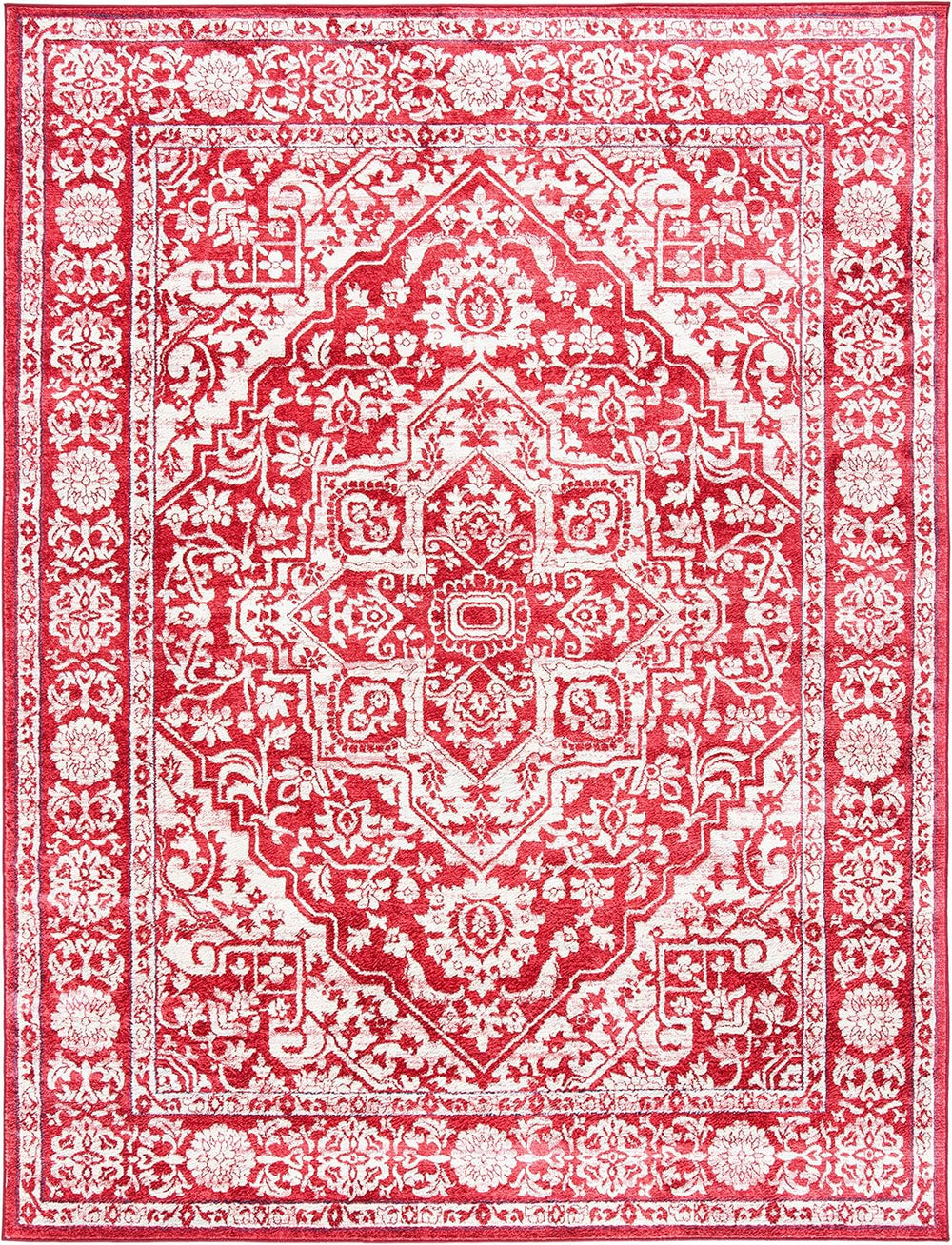 Alfombra Medallón Distressed para Sala, Dormitorio y Oficina BNT832Q