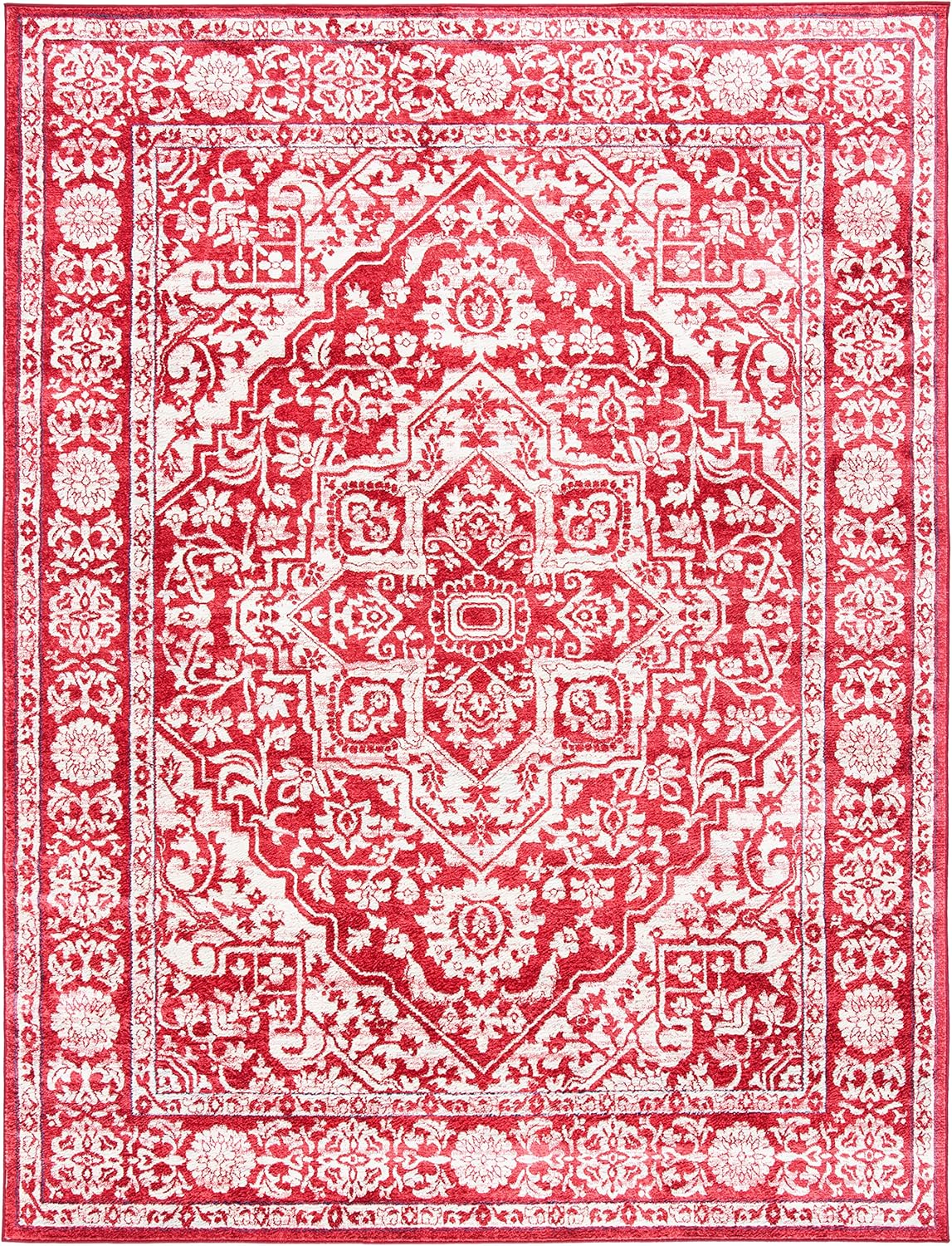 Alfombra Medallón Distressed para Sala, Dormitorio y Oficina BNT832Q