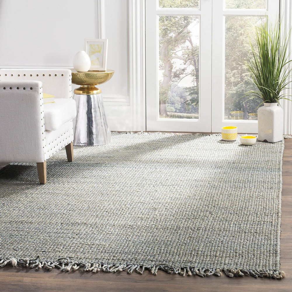 Alfombra Redonda de Yute SAFAVIEH Boho Fringe NF368E 8