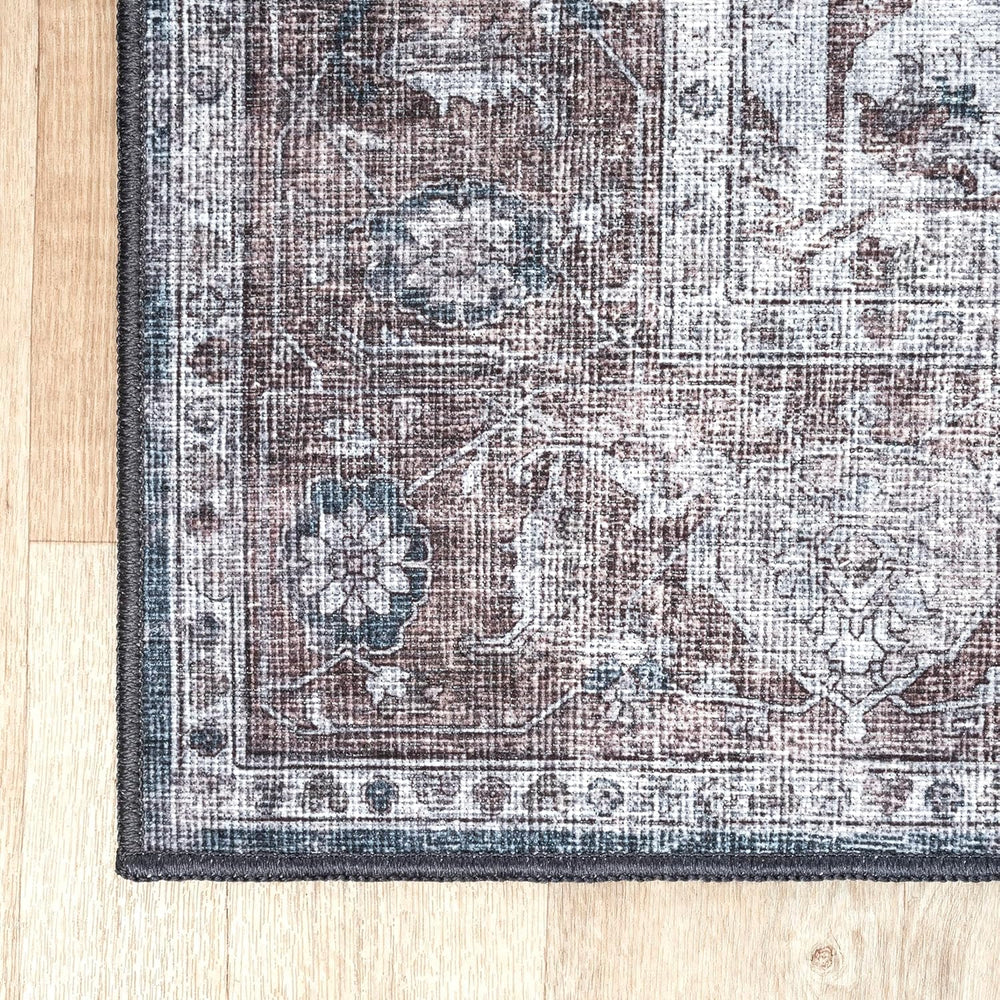 Alfombra Lavable 8x10 Adiva Antideslizante para Interior