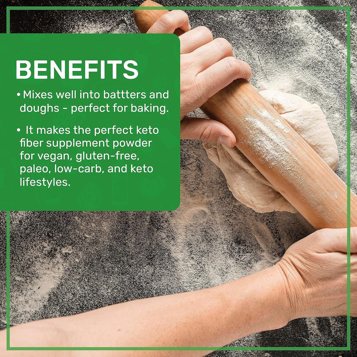 Psyllium Husk Powder 1.75 LB Jiva Organics, Sin Sabor, Keto