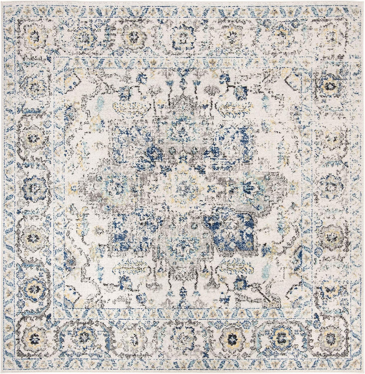 Alfombra Oriental Medallón Renacentista, Diseño Distinguido, MAD603F