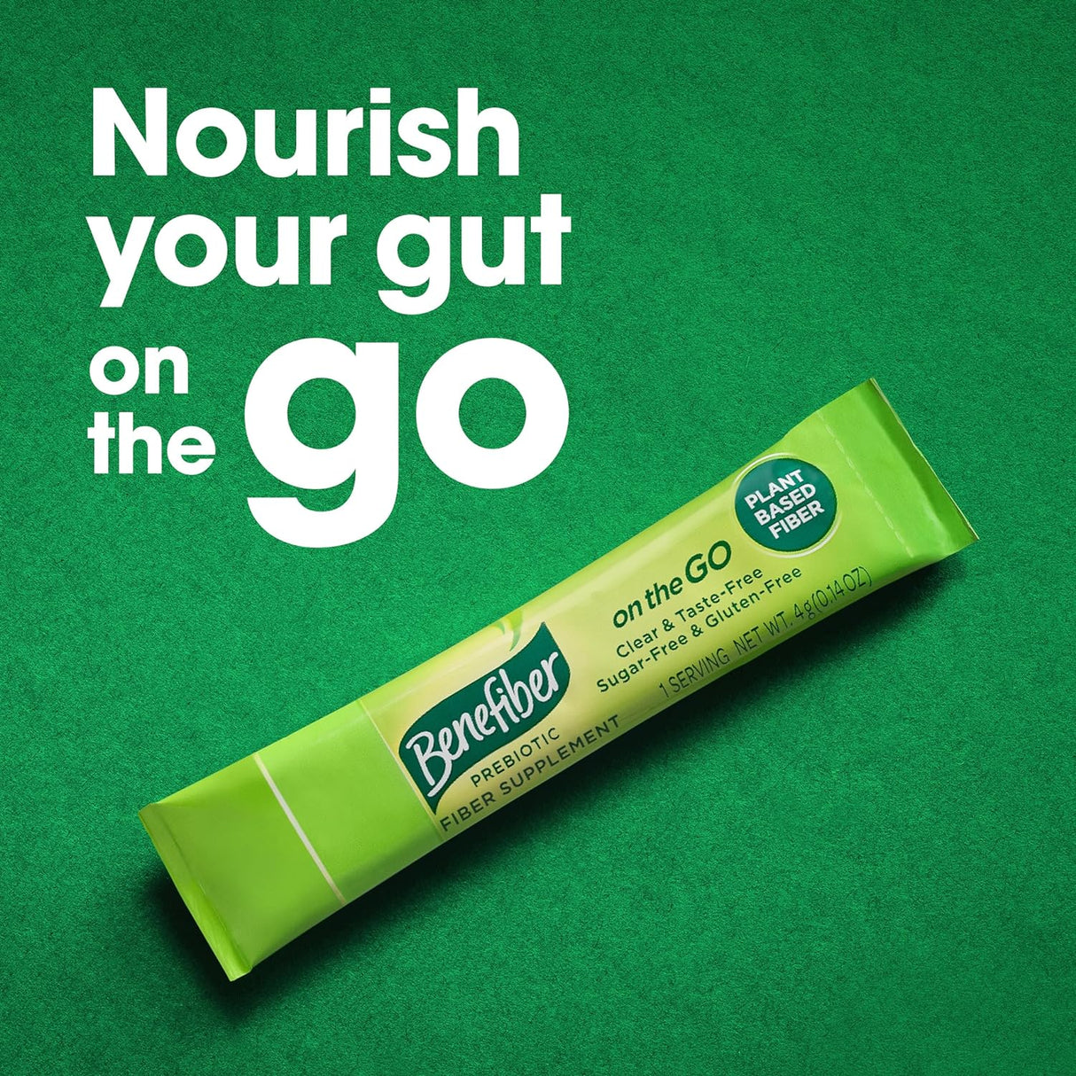 Benefiber Suplemento de Fibra Prebiótica - 28 Sticks Unflavored