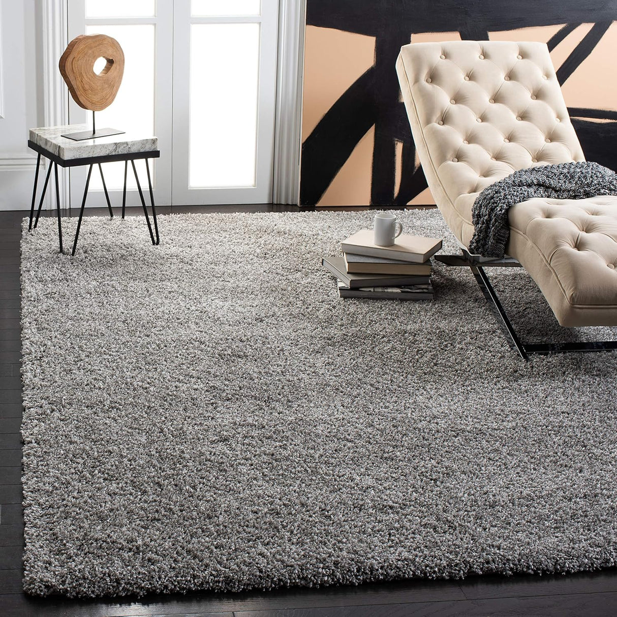 Alfombra Área Premium Shag 3' Cuadrada 2 Gruesa SG151