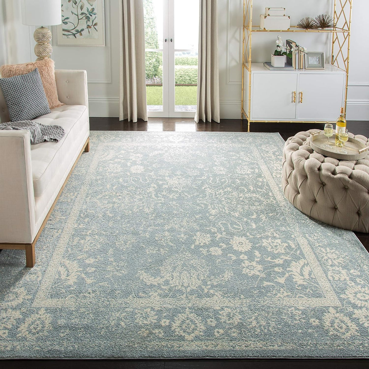 Alfombra Oriental Distressed No Desprendimiento ADR109T