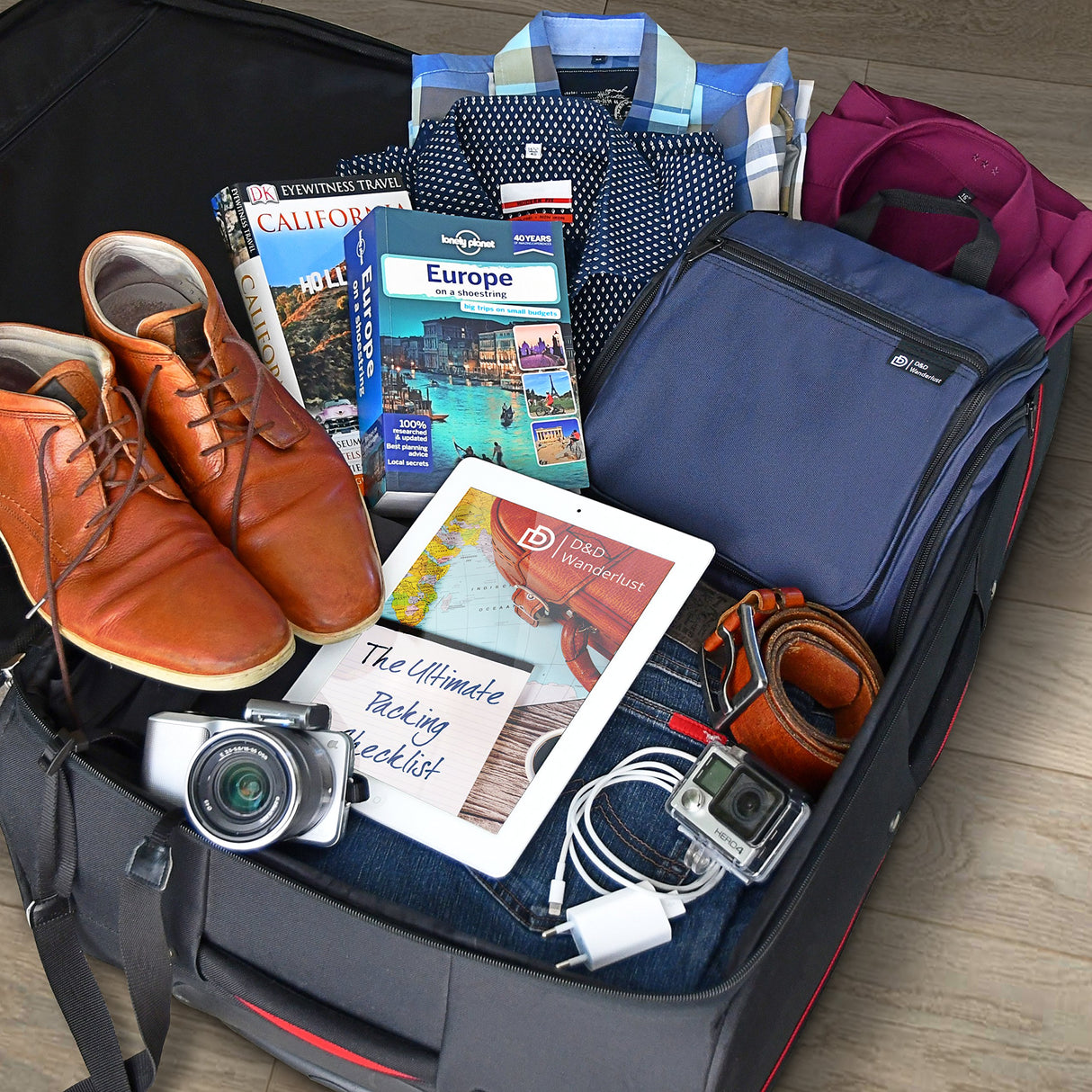 Organizador para maquillaje y artículos de tocador unisex