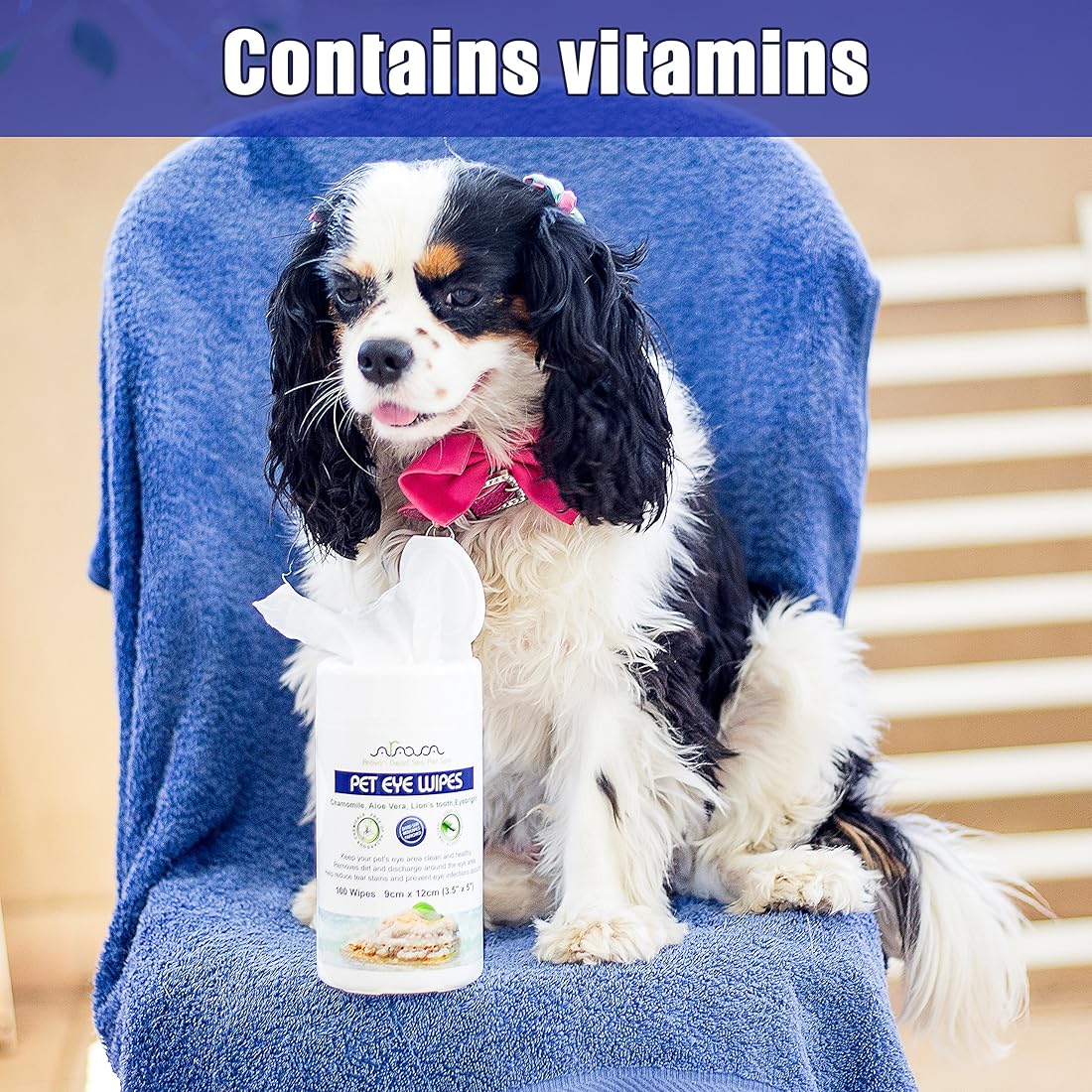 Toallitas para ojos para perros y gatos