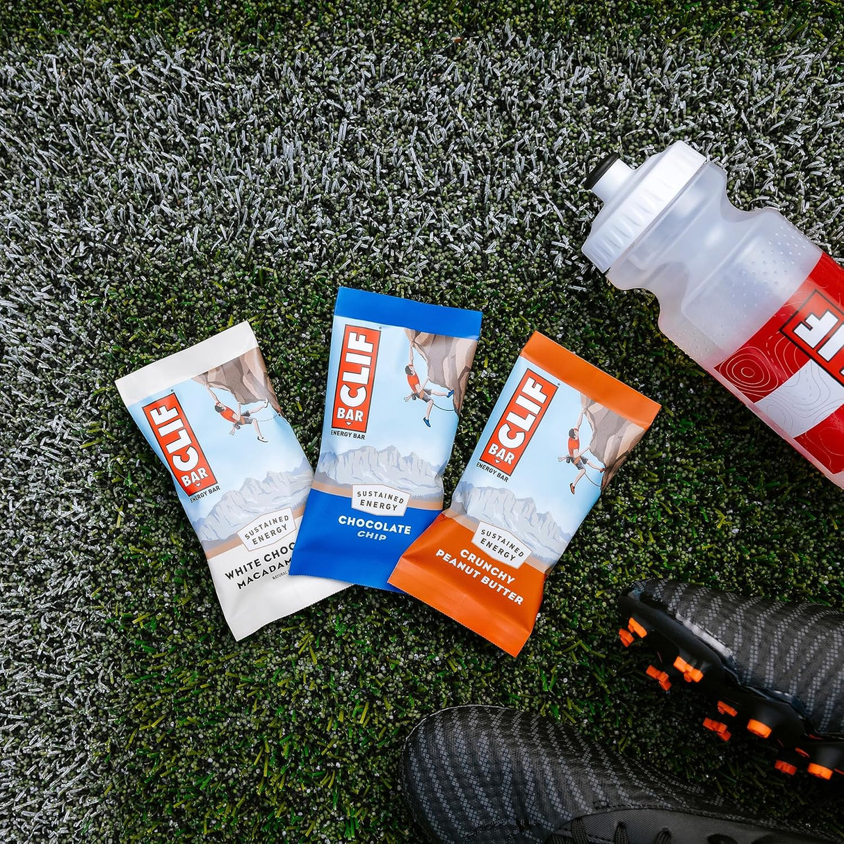 Barra de proteína Clif Bar crunch de mantequilla de maní orgánica (15)