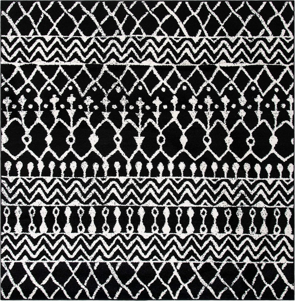 Alfombra cuadrada marroquí boho 5' TUL270Z