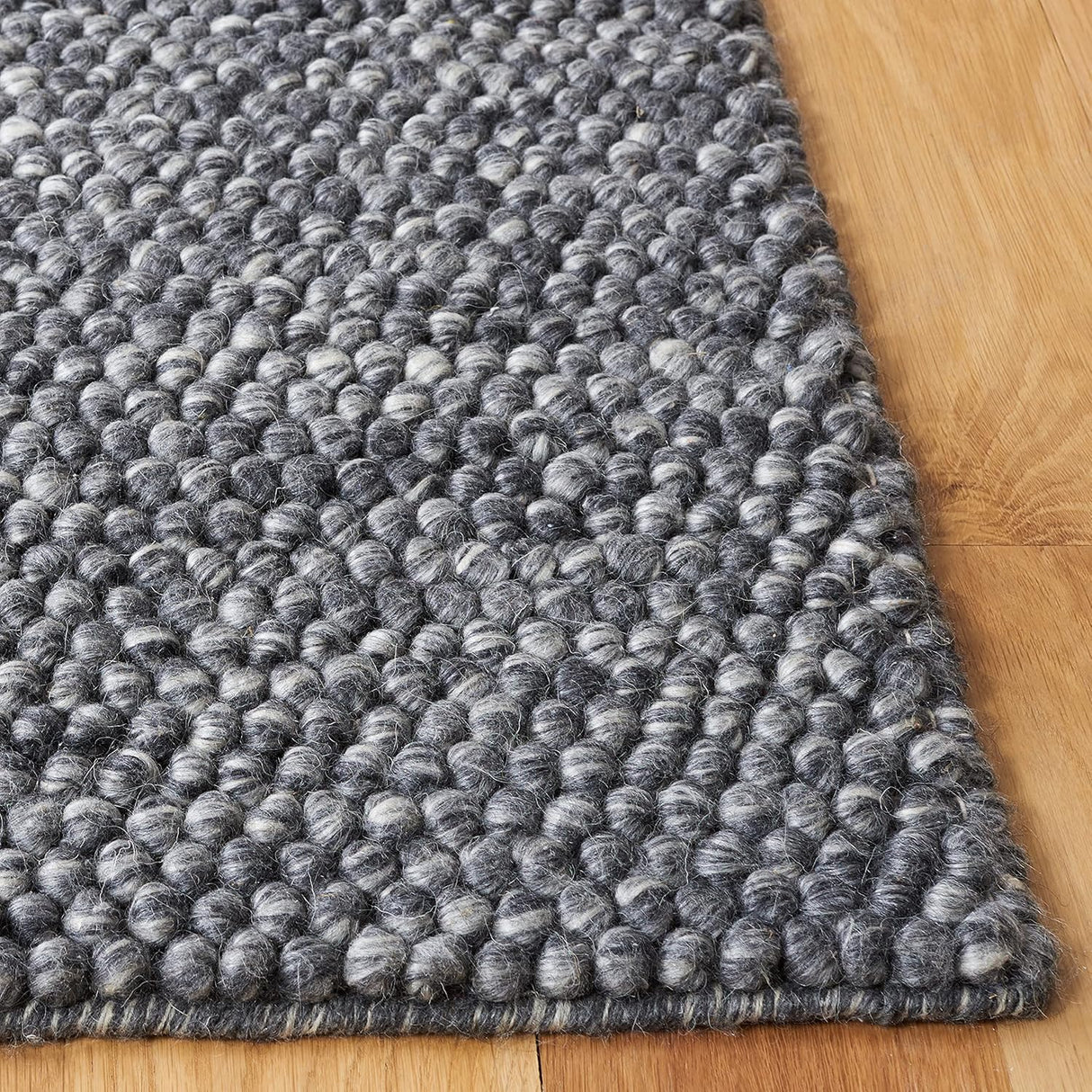 Alfombra de área, lana hecha a mano, ideal para áreas de alto tráfico, modelo NAT620H