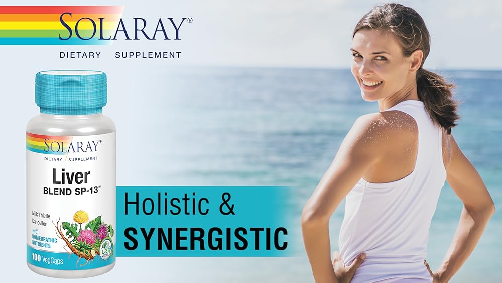 Solaray mezcla de hígado SP-13 Soporte saludable para hígado