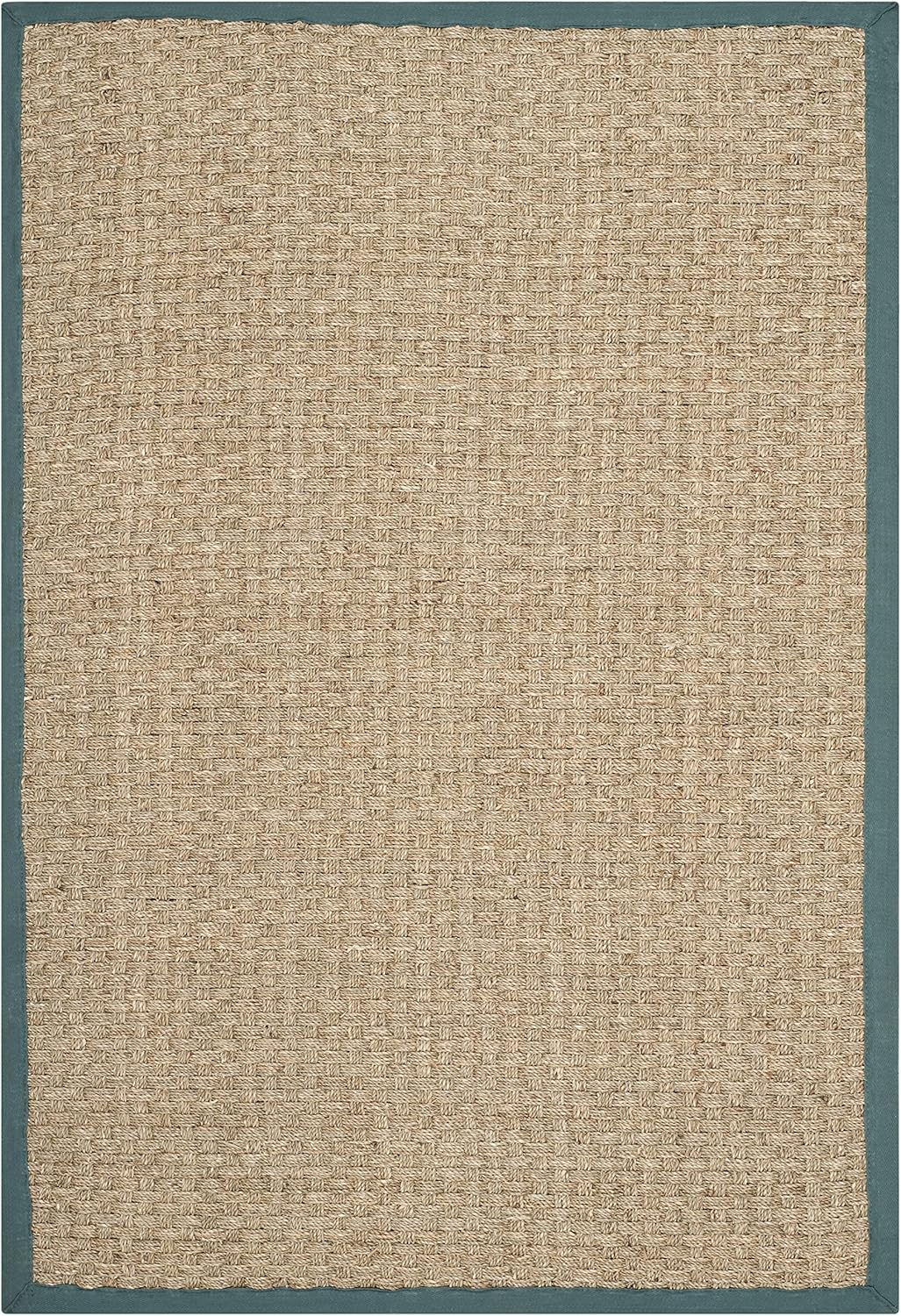 Alfombra de fibra natural, diseño de mimbre, modelo NF114M