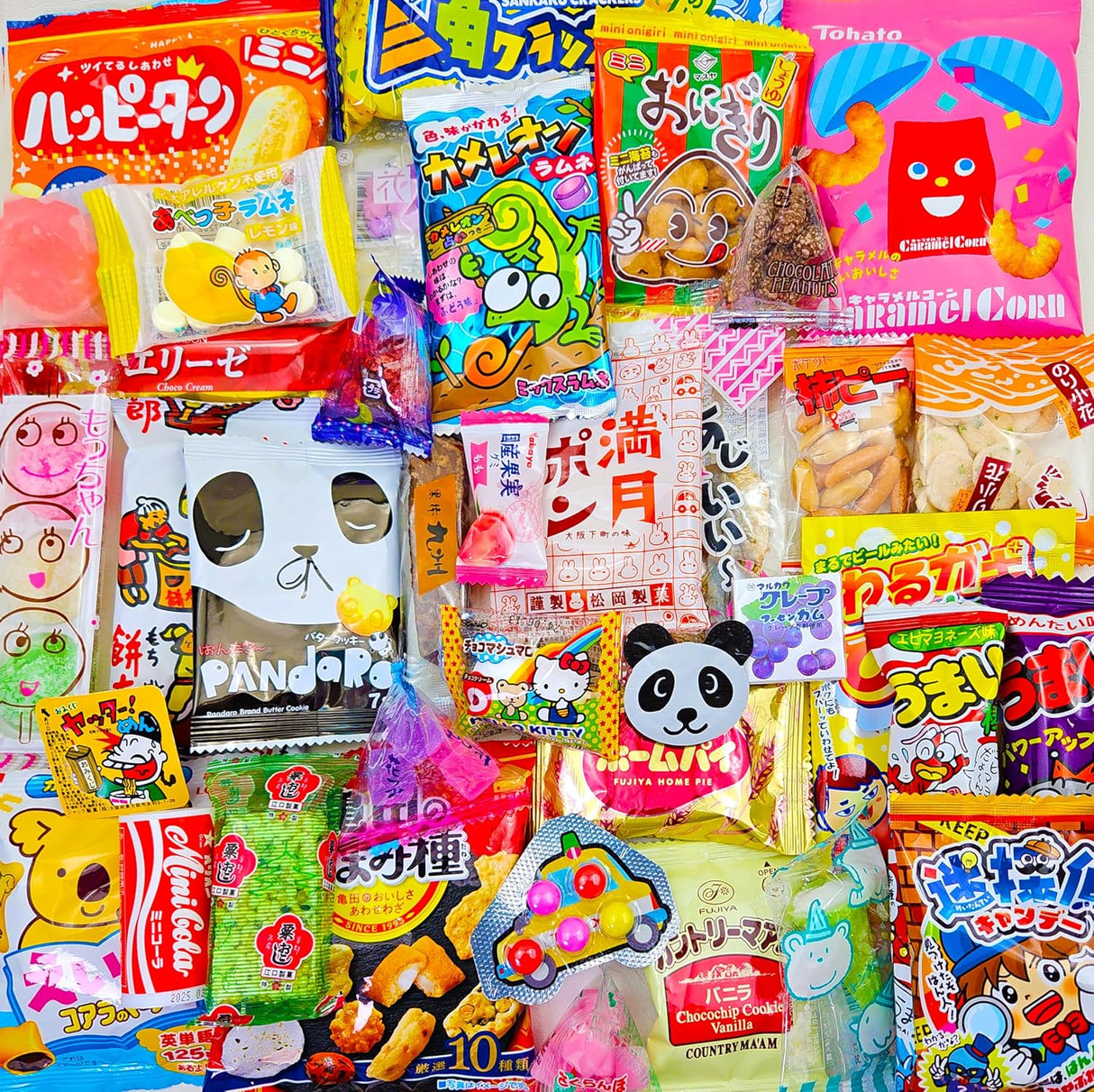 Caja de Dulces y Snacks Japoneses Sakura Box 40 Piezas Dagashi
