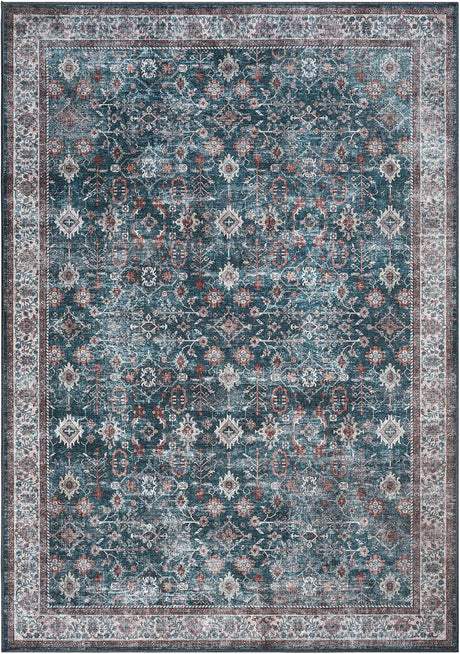 Alfombra Lavable 8x10 Adiva Antideslizante para Hogar