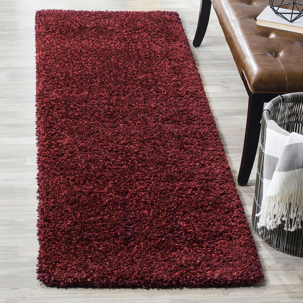 Alfombra Runner Shag 2'3 x 15, No Desprende Pelusa, SG151-4242