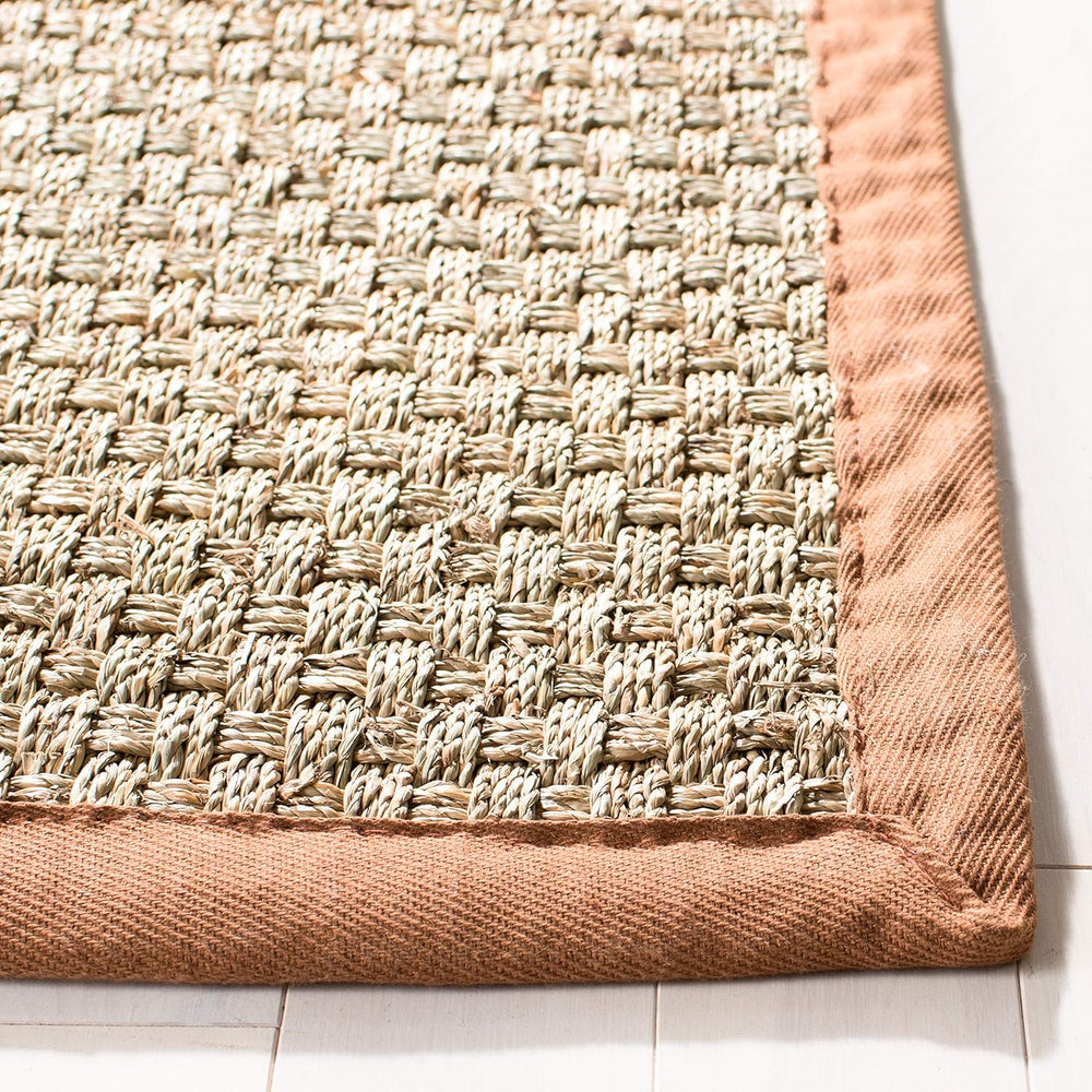 Alfombra de fibra natural SAFAVIEH, diseño cesto, modelo NF114B