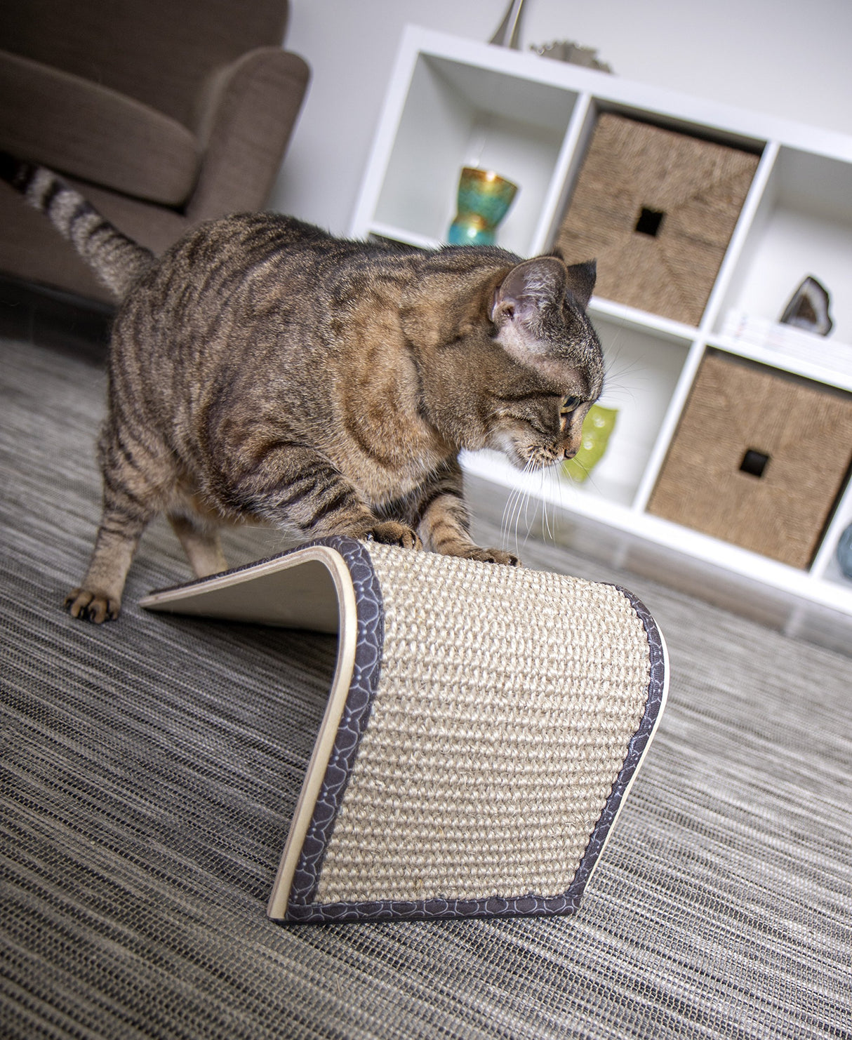 Scratcher SmartyKat Sisal Angle Cat Scratcher Sisal Incline