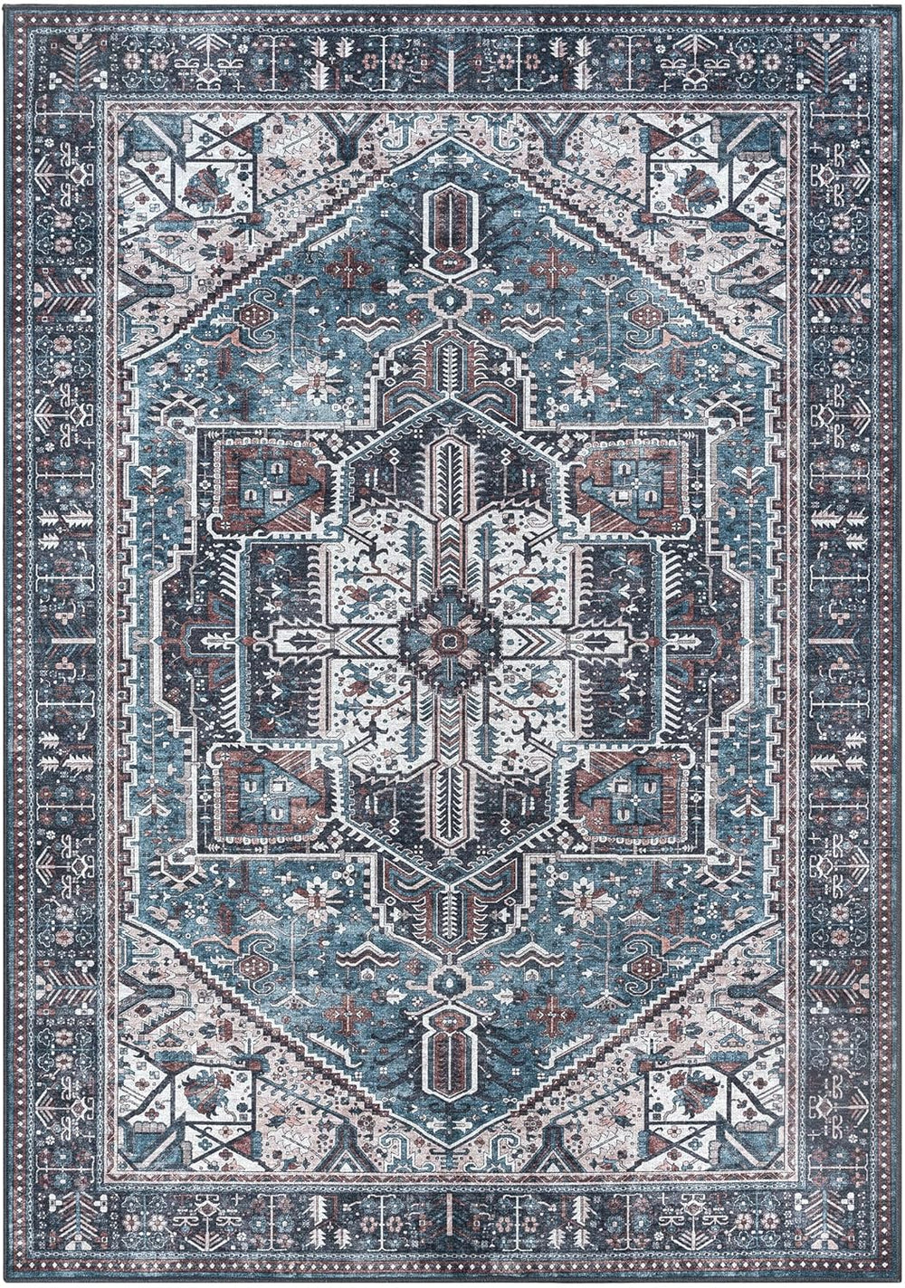 Alfombra Lavable 8x10 Adiva Antideslizante para Piso modelo 8' x 10