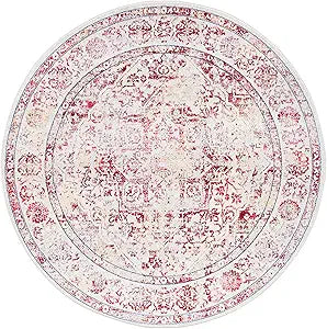 Alfombra Redonda Medallón Distressed 6'7 BNT832C