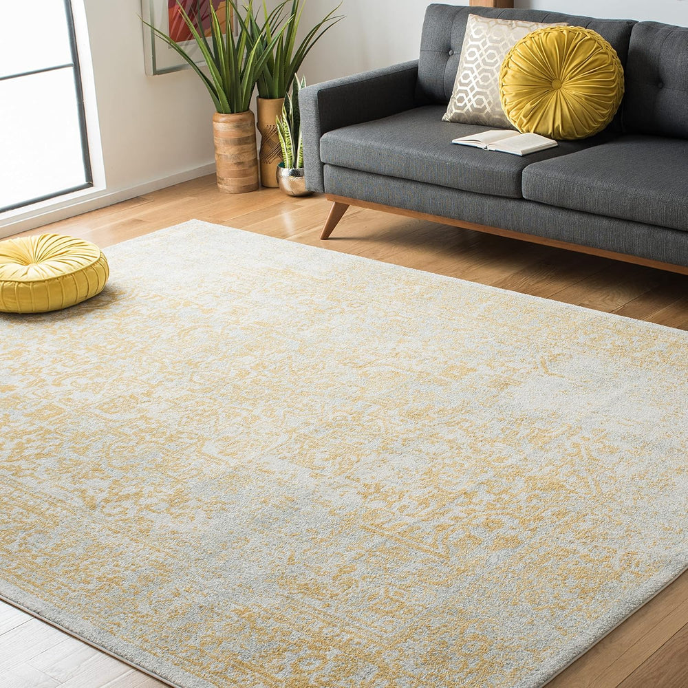 Alfombra Oriental Desgastada para Sala y Dormitorio EVK256B