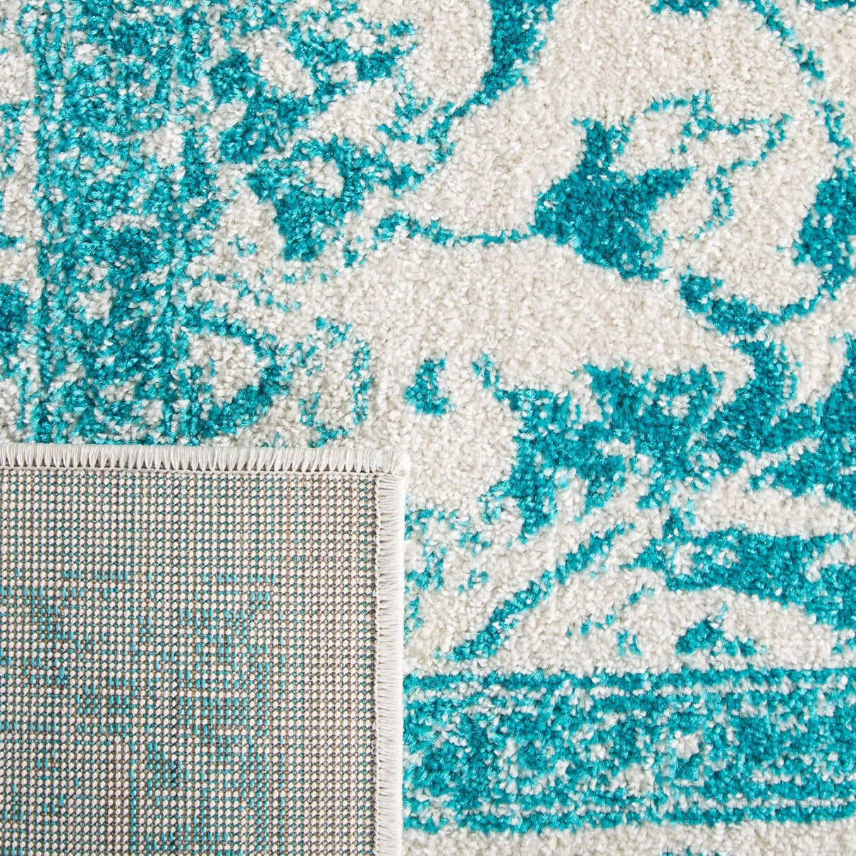 Alfombra de Área Cuadrada, Diseño Oriental, Modelo ADR109D