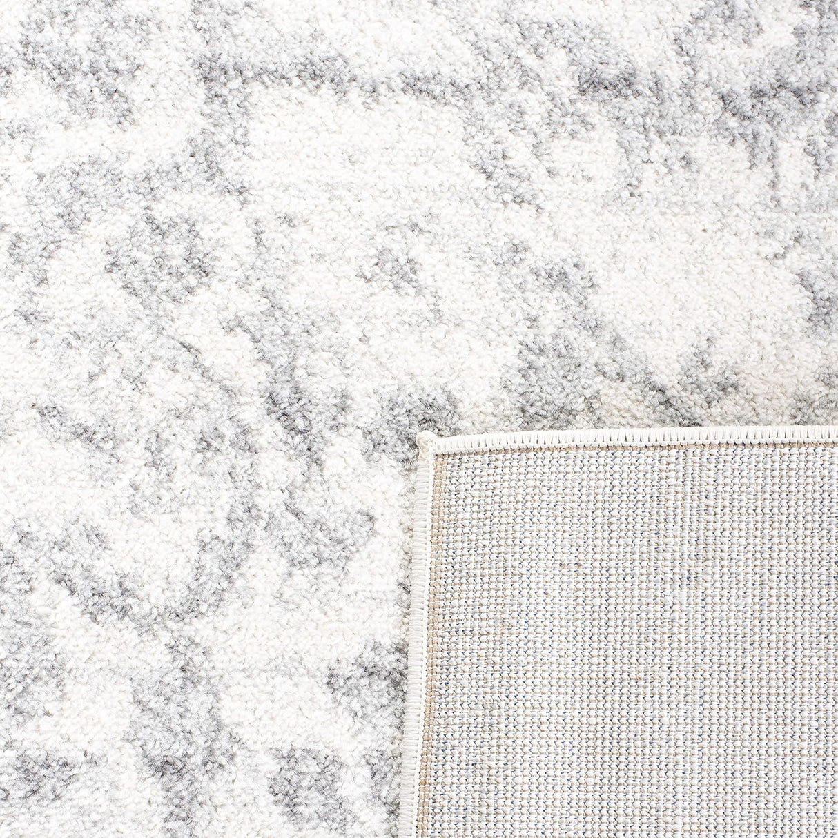 Alfombra Runner Medallón Copo de Nieve, Diseño Desgastado, MAD603G