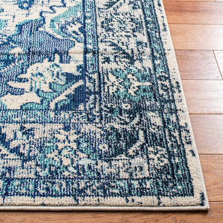 Alfombra Área Boho Chic Medallón Distressed, Modelo MNC243A