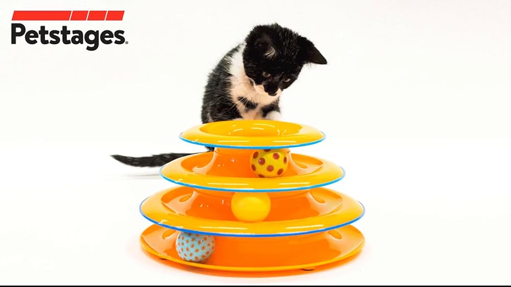 Petstages Cat Tracks Toy para gatos Divertidos niveles