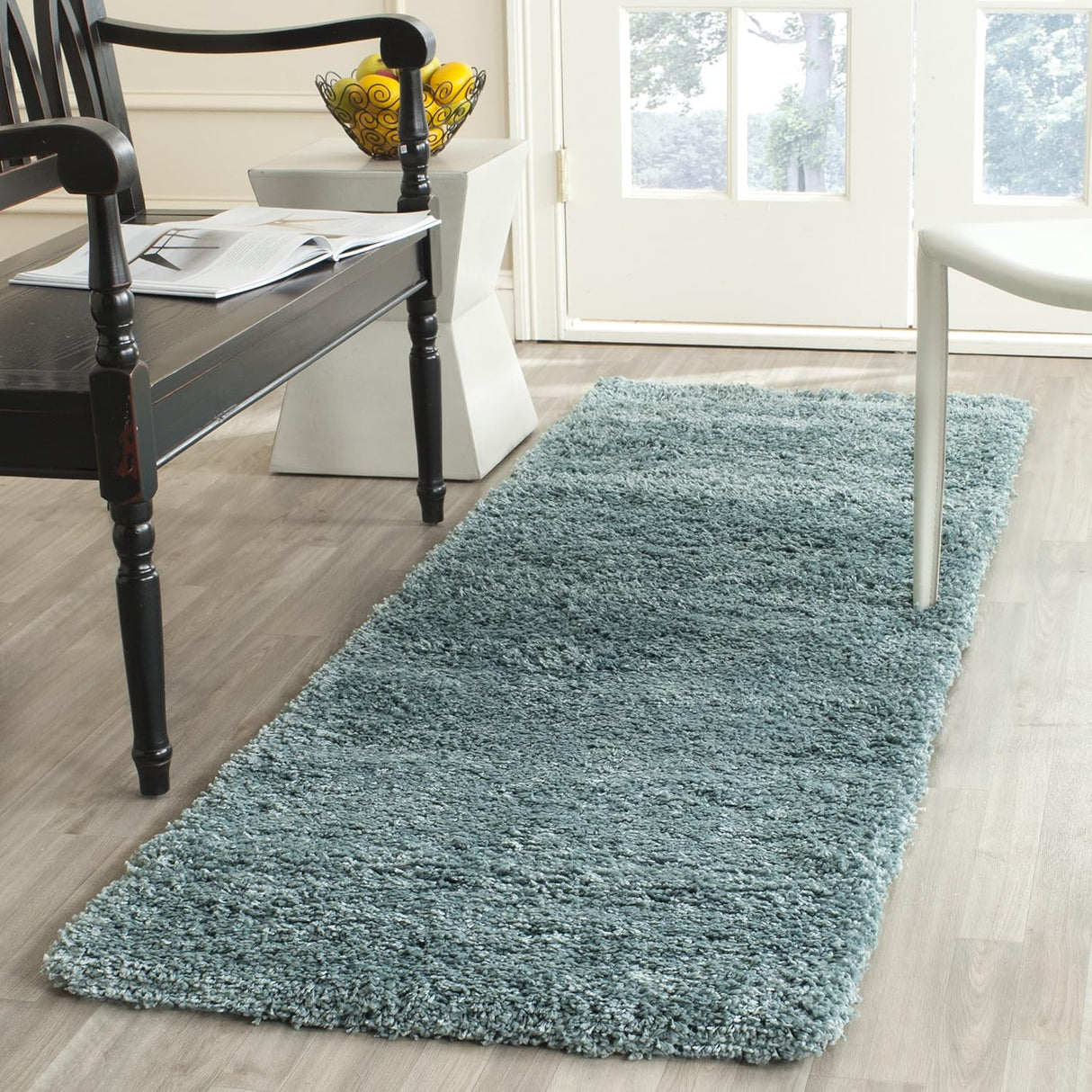 Alfombra Runner Shag, No Suelta Pelusa, Fácil Cuidado, SG151-6060