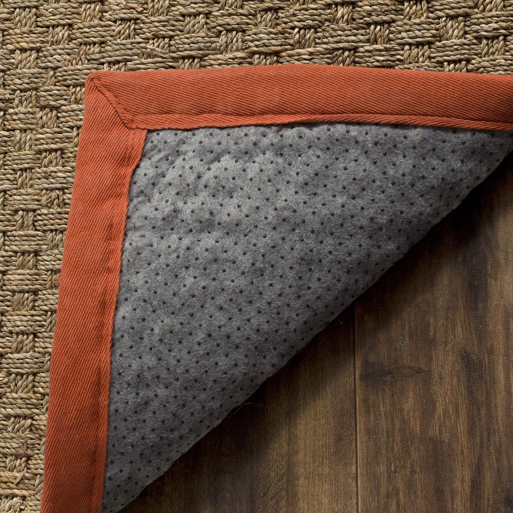 Alfombra de Fibra Natural, Diseño de Mimbre, Modelo NF114Y