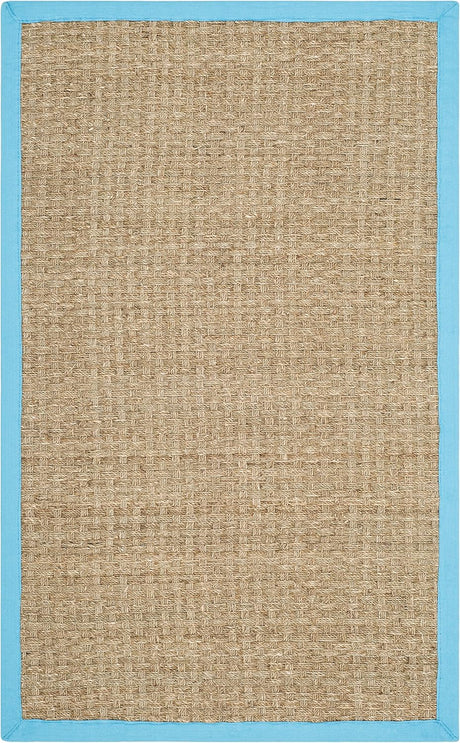 Alfombra Natural de Fibra SAFAVIEH, Diseño de Cesta, NF114S