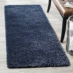 Alfombra Runner Shag 2'3 x 17, Antideslizante y Fácil Cuidado