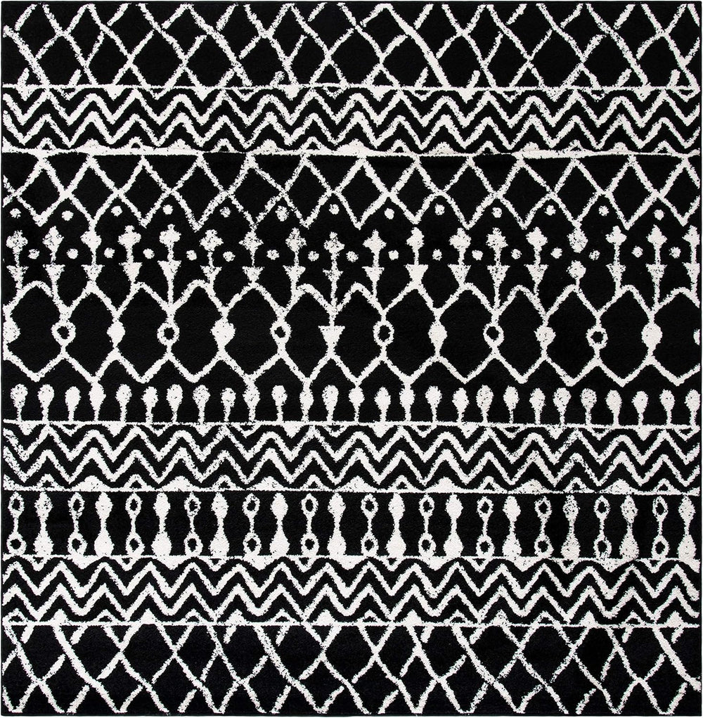 Alfombra Cuadrada Tulum, Diseño Boho Marroquí, Modelo TUL270Z