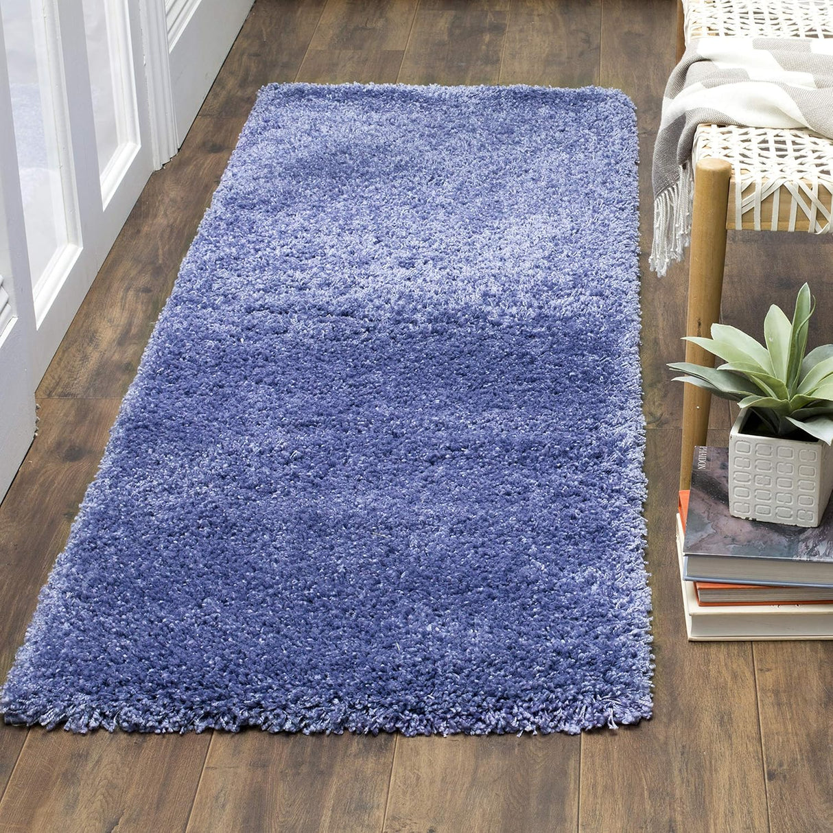 Alfombra Runner Shag 2'3 x 19', No Desprende Pelusa, SG151-7171
