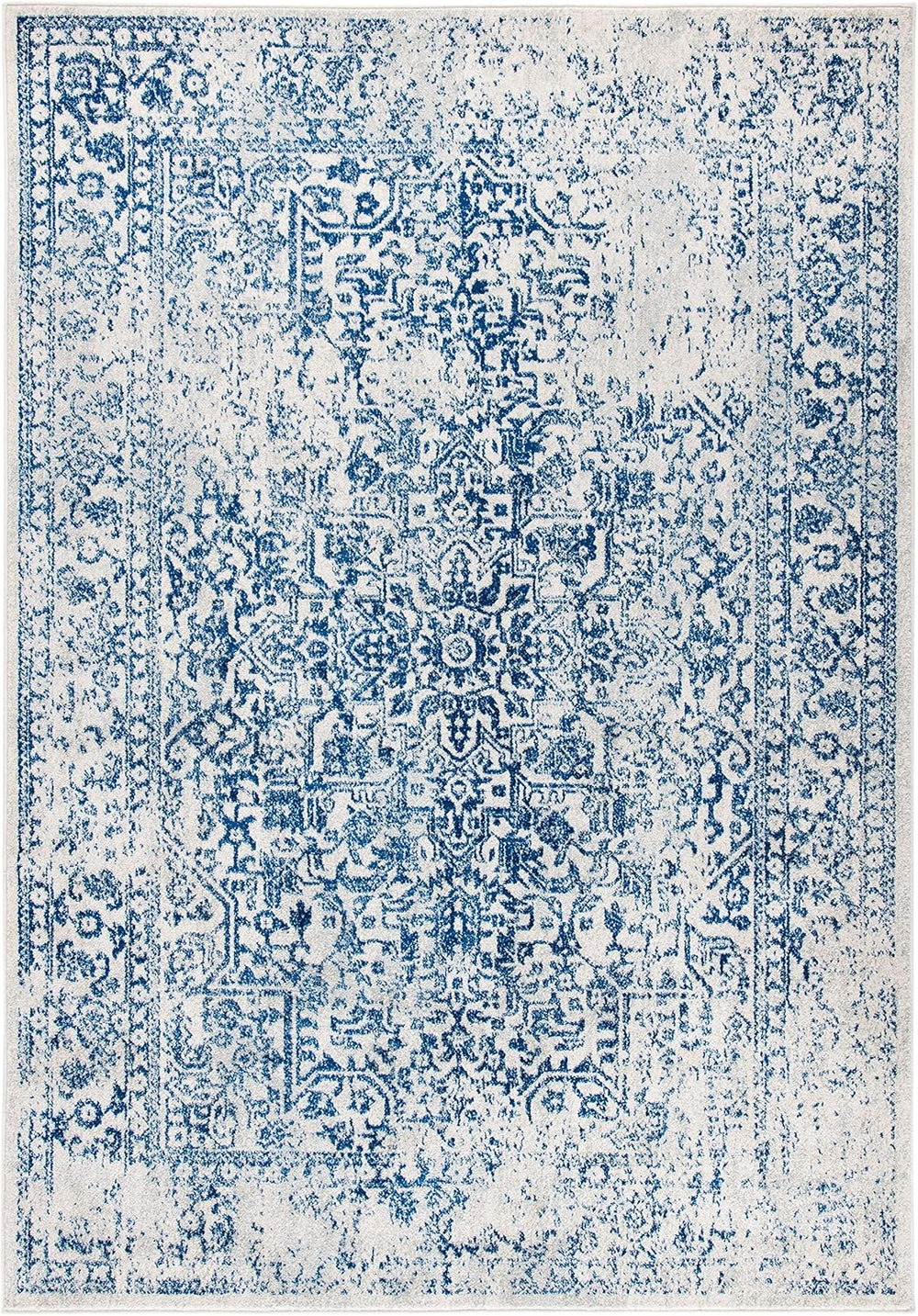 Alfombra Oriental Desgastada para Sala y Dormitorio EVK256N