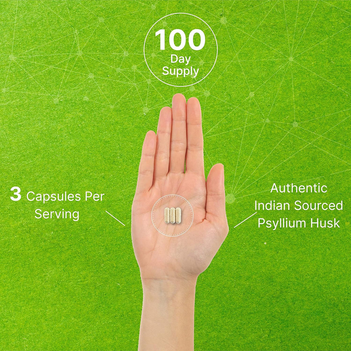 Fibra de cáscara de psyllium complejado con inulina y acacia