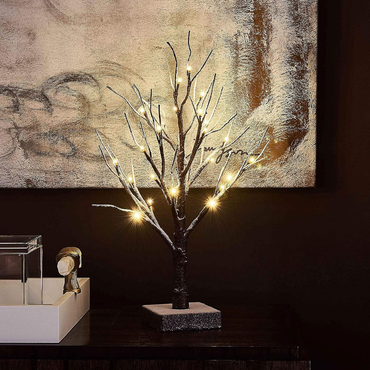 Árbol de Navidad Preiluminado Hairui 18 con Temporizador 24LED