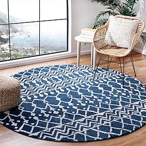 Alfombra de área redonda 10' Boho Marroquí TUL270N