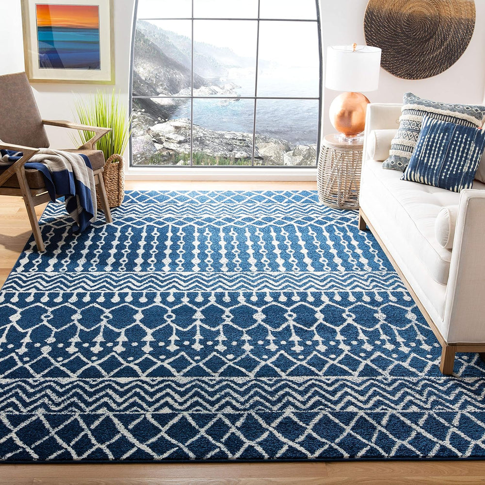 Alfombra X-Large Diseño Marroquí Boho, Ideal para Áreas de Tráfico (TUL270N)